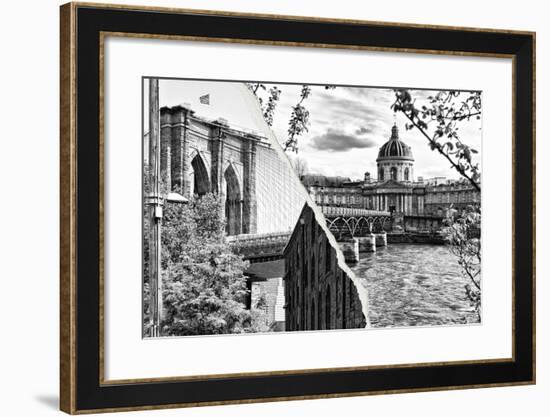 Dual Torn Posters Series - Paris - New York-Philippe Hugonnard-Framed Photographic Print