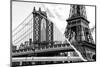 Dual Torn Posters Series - Paris - New York-Philippe Hugonnard-Mounted Photographic Print