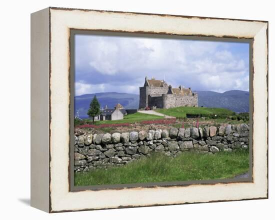 Duart Castle, Isle of Mull, Argyllshire, Inner Hebrides, Scotland, United Kingdom-Roy Rainford-Framed Premier Image Canvas