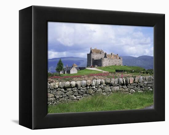 Duart Castle, Isle of Mull, Argyllshire, Inner Hebrides, Scotland, United Kingdom-Roy Rainford-Framed Premier Image Canvas