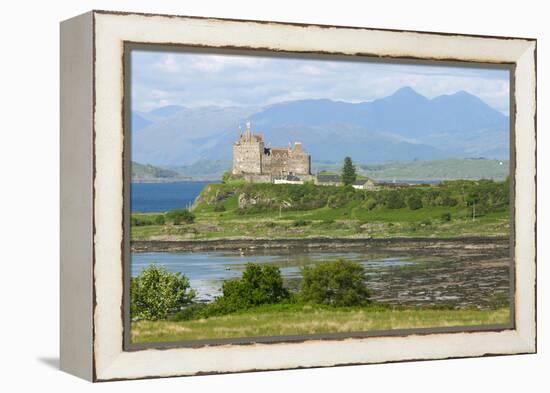 Duart Castle, Near Craignure, Mull, Argyll and Bute, Scotland-Peter Thompson-Framed Premier Image Canvas