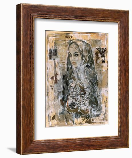 Dubai Beauty No. 1-Marta Wiley-Framed Premium Giclee Print