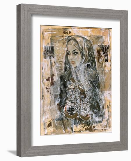 Dubai Beauty No. 1-Marta Wiley-Framed Art Print