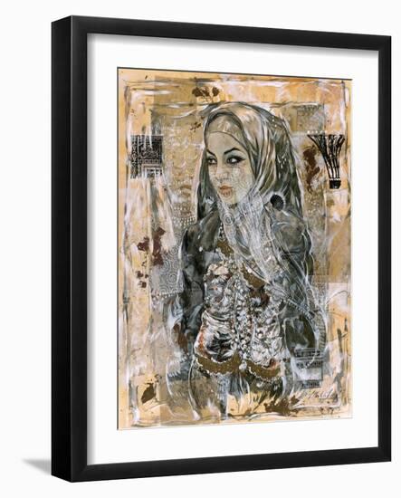 Dubai Beauty No. 1-Marta Wiley-Framed Art Print