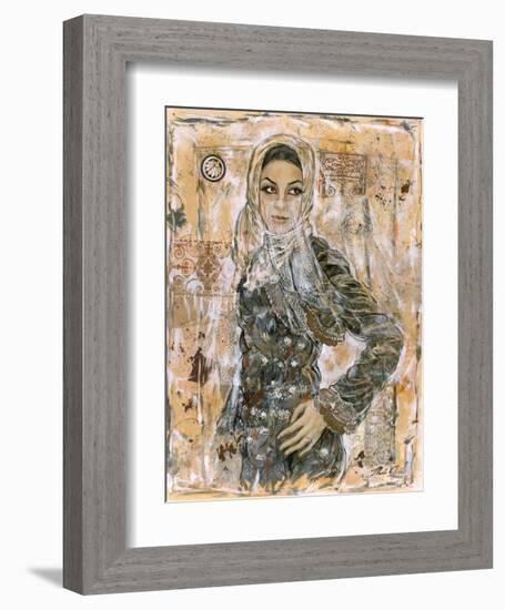 Dubai Beauty No. 2-Marta Wiley-Framed Art Print