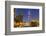 Dubai Burj Khalifa and Skyscrapers at Night, Dubai City, United Arab Emirates, Middle East-Neale Clark-Framed Photographic Print