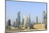 Dubai Cityscape with Burj Khalifa and Emirates Towers, Dubai, United Arab Emirates, Middle East-Amanda Hall-Mounted Photographic Print