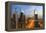 Dubai Cityscape-Fraser Hall-Framed Premier Image Canvas