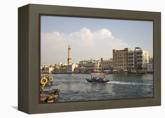 Dubai Creek, Dubai, United Arab Emirates, Middle East-Mark Mawson-Framed Premier Image Canvas