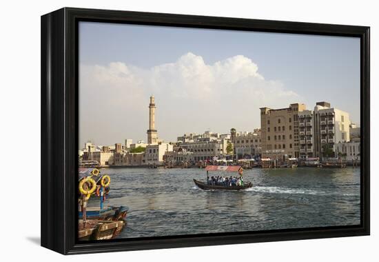 Dubai Creek, Dubai, United Arab Emirates, Middle East-Mark Mawson-Framed Premier Image Canvas