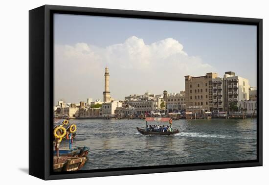 Dubai Creek, Dubai, United Arab Emirates, Middle East-Mark Mawson-Framed Premier Image Canvas