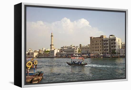 Dubai Creek, Dubai, United Arab Emirates, Middle East-Mark Mawson-Framed Premier Image Canvas