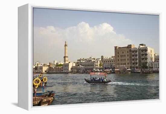 Dubai Creek, Dubai, United Arab Emirates, Middle East-Mark Mawson-Framed Premier Image Canvas