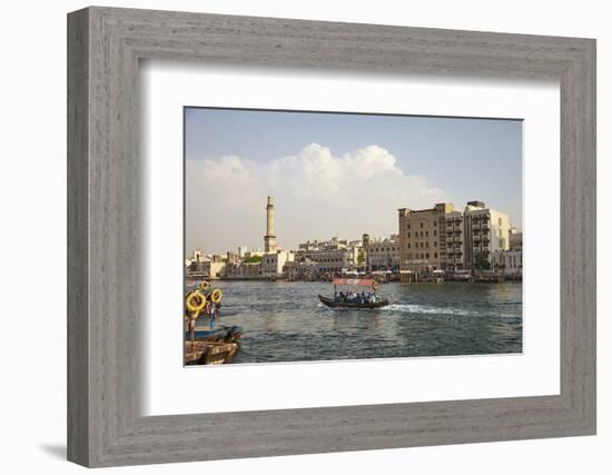 Dubai Creek, Dubai, United Arab Emirates, Middle East-Mark Mawson-Framed Photographic Print