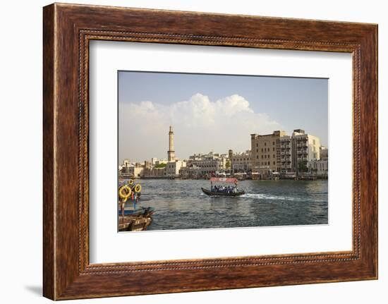 Dubai Creek, Dubai, United Arab Emirates, Middle East-Mark Mawson-Framed Photographic Print