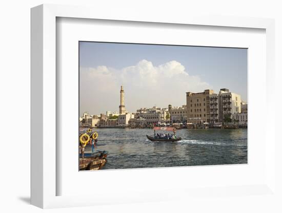 Dubai Creek, Dubai, United Arab Emirates, Middle East-Mark Mawson-Framed Photographic Print