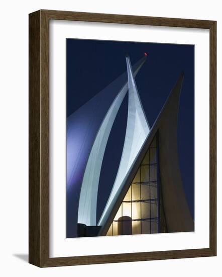 Dubai Creek Golf and Yacht Club, Dubai, United Arab Emirates-Walter Bibikow-Framed Photographic Print