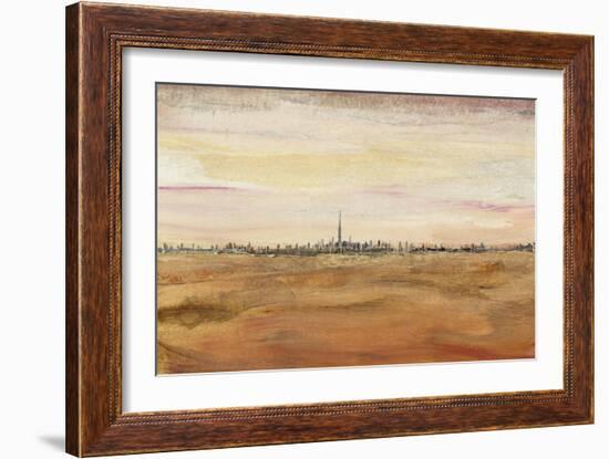 Dubai Landscape II-Tim OToole-Framed Premium Giclee Print