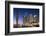 Dubai Marina at Twilight with the Cayan Tower (Infinity Tower)-Cahir Davitt-Framed Photographic Print