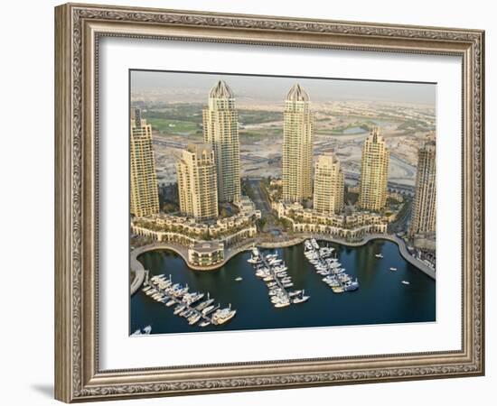 Dubai Marina, Dubai, United Arab Emirates, Middle East-Nico Tondini-Framed Photographic Print