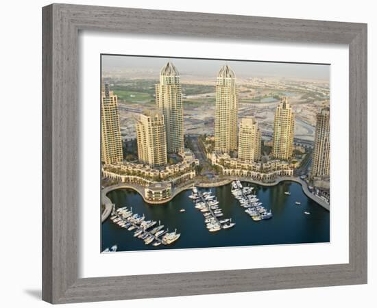 Dubai Marina, Dubai, United Arab Emirates, Middle East-Nico Tondini-Framed Photographic Print