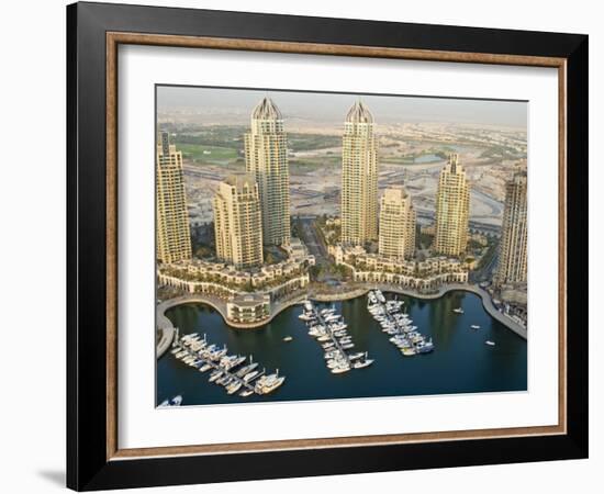 Dubai Marina, Dubai, United Arab Emirates, Middle East-Nico Tondini-Framed Photographic Print