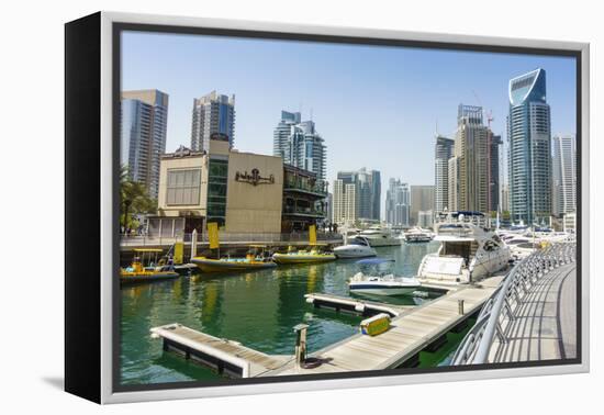 Dubai Marina, Dubai, United Arab Emirates, Middle East-Fraser Hall-Framed Premier Image Canvas