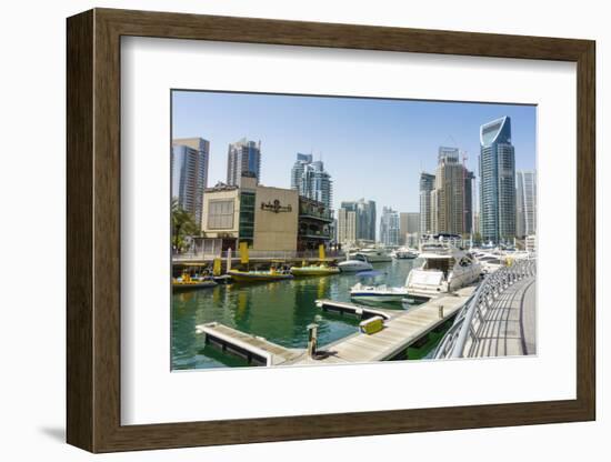 Dubai Marina, Dubai, United Arab Emirates, Middle East-Fraser Hall-Framed Photographic Print