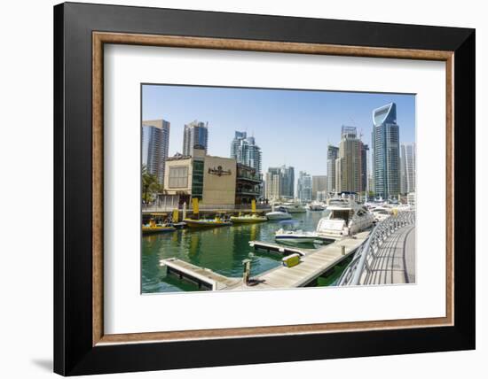 Dubai Marina, Dubai, United Arab Emirates, Middle East-Fraser Hall-Framed Photographic Print