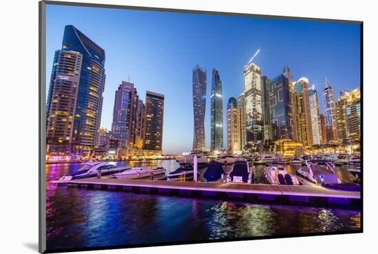 Dubai Marina, Dubai, United Arab Emirates, Middle East-Fraser Hall-Mounted Photographic Print