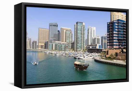 Dubai Marina-Fraser Hall-Framed Premier Image Canvas