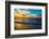 Dubai Sea and Beach, Beautiful Sunset at the Beach-bloodua-Framed Photographic Print