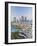 Dubai Skyline, Elevated View Over the Dubai Mall and Burj Khalifa Park, Dubai-null-Framed Photographic Print