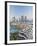 Dubai Skyline, Elevated View Over the Dubai Mall and Burj Khalifa Park, Dubai-null-Framed Photographic Print