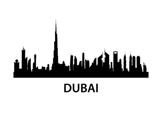 Dubai Skyline Art Print Unkreatives Art Com