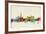 Dubai Skyline-Michael Tompsett-Framed Art Print