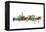 Dubai Skyline-Michael Tompsett-Framed Stretched Canvas