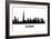 Dubai Skyline-unkreatives-Framed Art Print