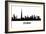 Dubai Skyline-unkreatives-Framed Art Print