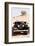 Dubai UAE - Classic Black Land Rover-Philippe HUGONNARD-Framed Photographic Print