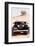 Dubai UAE - Classic Black Land Rover-Philippe HUGONNARD-Framed Photographic Print