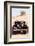 Dubai UAE - Classic Black Land Rover-Philippe HUGONNARD-Framed Photographic Print