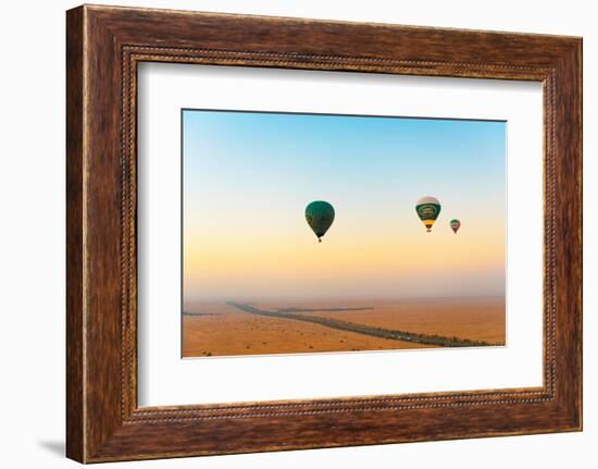 Dubai UAE - Sky View at Sunrise-Philippe HUGONNARD-Framed Photographic Print