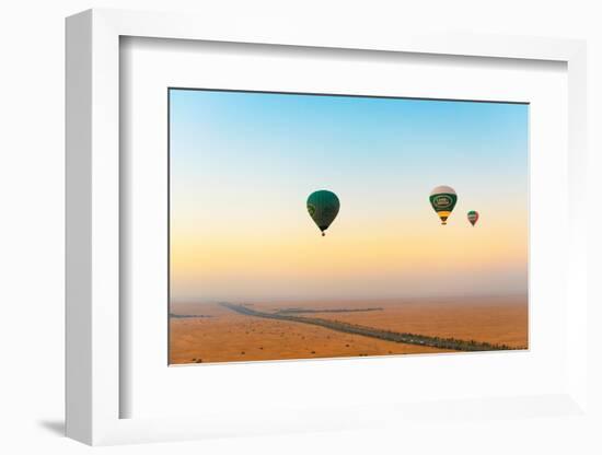 Dubai UAE - Sky View at Sunrise-Philippe HUGONNARD-Framed Photographic Print
