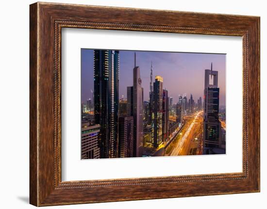 Dubai, United Arab Emirates-Mark A Johnson-Framed Photographic Print