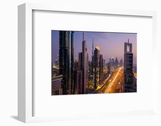 Dubai, United Arab Emirates-Mark A Johnson-Framed Photographic Print