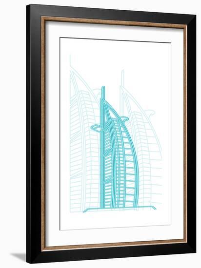 Dubai-Cristian Mielu-Framed Premium Giclee Print