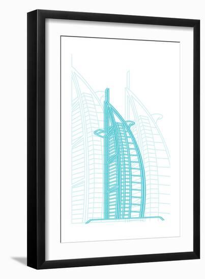 Dubai-Cristian Mielu-Framed Premium Giclee Print