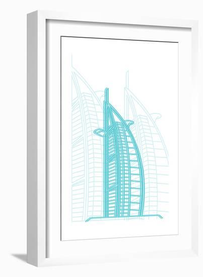 Dubai-Cristian Mielu-Framed Premium Giclee Print