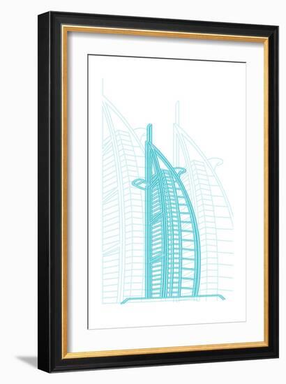 Dubai-Cristian Mielu-Framed Premium Giclee Print